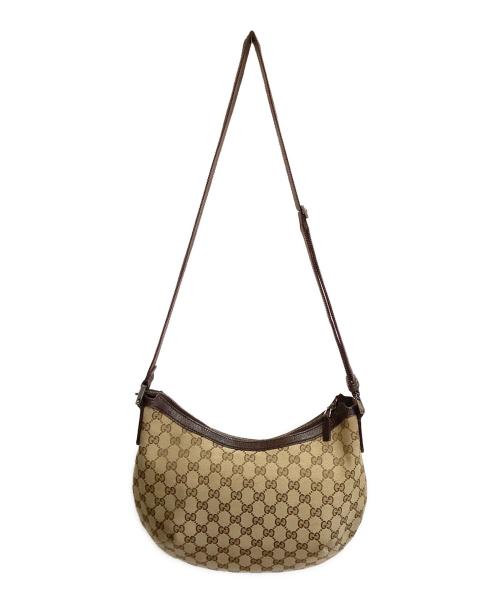 GUCCI（グッチ）GUCCI (グッチ) GGキャンバス　ショルダーバッグ ベージュの古着・服飾アイテム