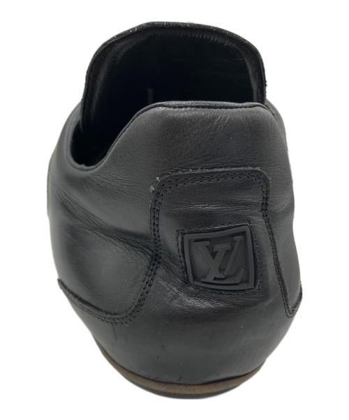 LOUIS VUITTON（ルイ ヴィトン）LOUIS VUITTON (ルイ ヴィトン) レザースニーカー ブラック サイズ: 8 1/2の古着・服飾アイテム