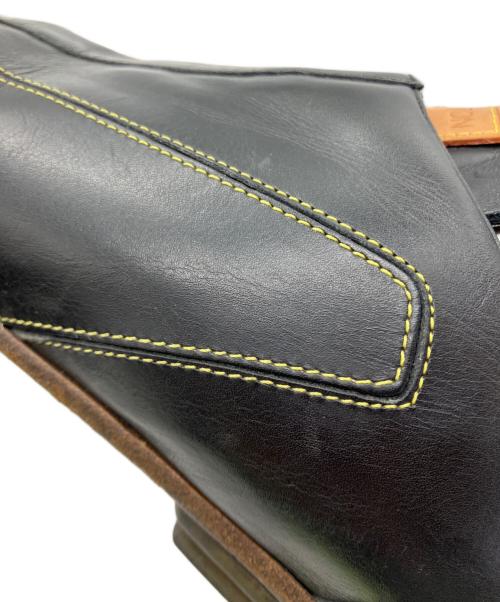 LOUIS VUITTON（ルイ ヴィトン）LOUIS VUITTON (ルイ ヴィトン) レザースニーカー ブラック サイズ: 8 1/2の古着・服飾アイテム
