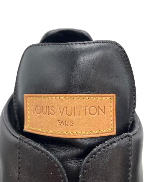 LOUIS VUITTON（ルイ ヴィトン）LOUIS VUITTON (ルイ ヴィトン) レザースニーカー ブラック サイズ: 8 1/2の古着・服飾アイテム