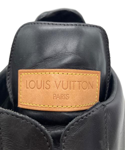 LOUIS VUITTON（ルイ ヴィトン）LOUIS VUITTON (ルイ ヴィトン) レザースニーカー ブラック サイズ: 8 1/2の古着・服飾アイテム