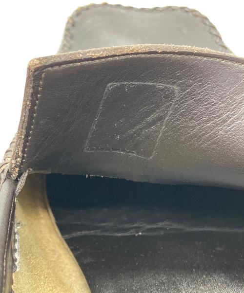 LOUIS VUITTON（ルイ ヴィトン）LOUIS VUITTON (ルイ ヴィトン) スクエアトゥーレザーローファー ブラック サイズ:9の古着・服飾アイテム