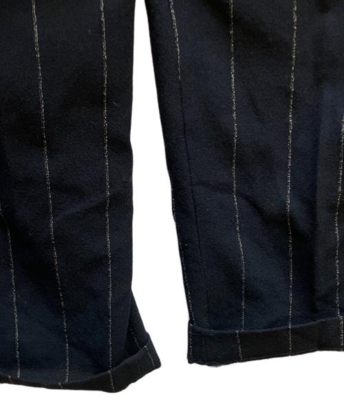 Yves Saint Laurent Rive Gauche（イヴ・サンローラン リヴ・ゴーシュ）Yves Saint Laurent Rive Gauche (イヴ・サンローラン リヴ・ゴーシュ) ストライプパンツ ブラック サイズ:不明の古着・服飾アイテム
