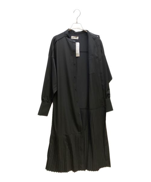 SUM1 STYLE（スミスタイル）SUM1 STYLE (スミスタイル) ポケット付きランダムプリーツワンピース ブラック サイズ:FREEの古着・服飾アイテム