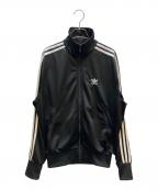 adidasアディダス）の古着「トラックジャケット」｜ブラック