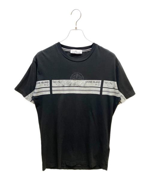 STONE ISLAND（ストーンアイランド）STONE ISLAND (ストーンアイランド) BLOCK THREE ブラック サイズ:Lの古着・服飾アイテム