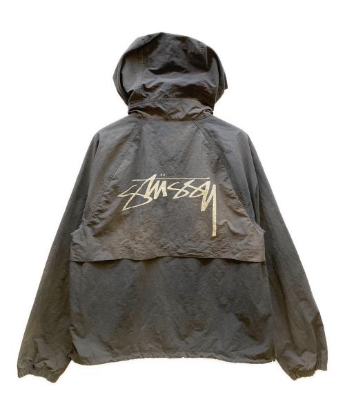 stussy（ステューシー）stussy (ステューシー) BEACH SHELL WAVE DYE グレー サイズ:Lの古着・服飾アイテム