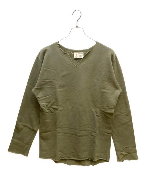 TWO MOON（トゥームーン）TWO MOON (トゥームーン) スウェット カーキ サイズ:Mの古着・服飾アイテム