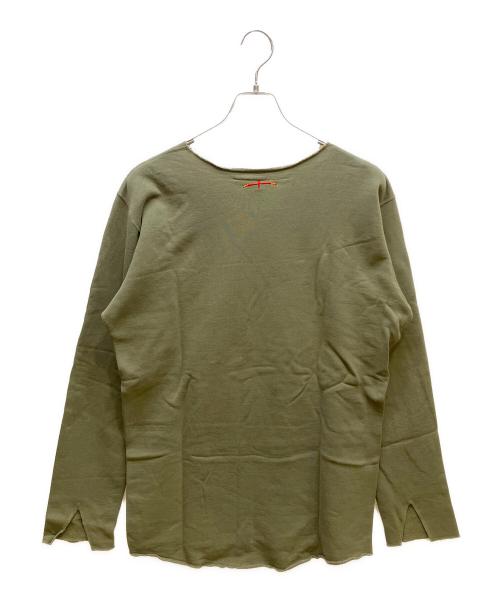 TWO MOON（トゥームーン）TWO MOON (トゥームーン) スウェット カーキ サイズ:Mの古着・服飾アイテム