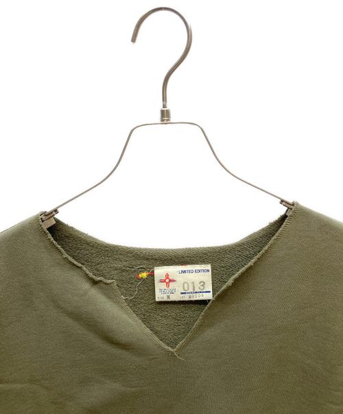 TWO MOON（トゥームーン）TWO MOON (トゥームーン) スウェット カーキ サイズ:Mの古着・服飾アイテム