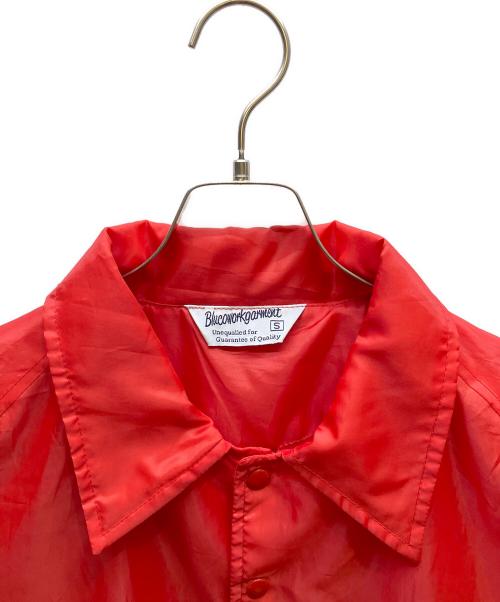 BLUCO WORK GARMENT（ブルコ ワーク ガーメント）BLUCO WORK GARMENT (ブルコ ワーク ガーメント) コーチジャケット レッド サイズ:Sの古着・服飾アイテム