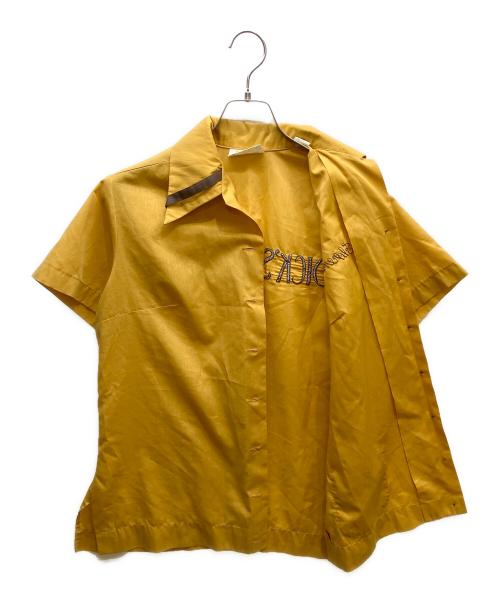KING LOUIE（キングルイ）KING LOUIE (キングルイ) ボーリングシャツ イエロー サイズ:36の古着・服飾アイテム
