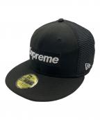 SUPREME×New Eraシュプリーム×ニューエラ）の古着「BOX LOGO MESH BACK」｜ブラック