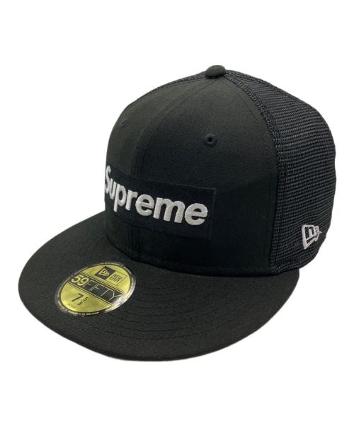 SUPREME（シュプリーム）Supreme (シュプリーム) New Era (ニューエラ) BOX LOGO MESH BACK ブラックの古着・服飾アイテム