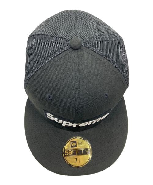 SUPREME（シュプリーム）Supreme (シュプリーム) New Era (ニューエラ) BOX LOGO MESH BACK ブラックの古着・服飾アイテム