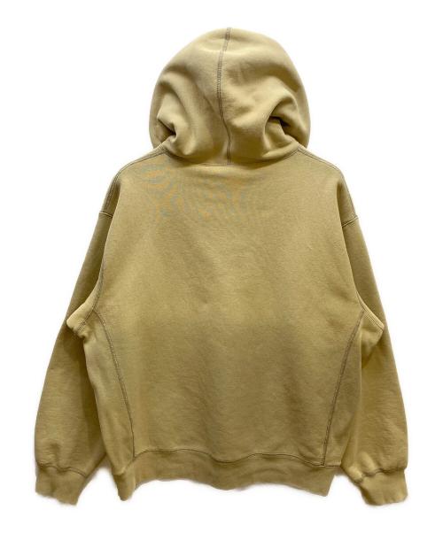 SUPREME（シュプリーム）SUPREME (シュプリーム) Embroidered Script Hooded Sweatshirt ベージュ サイズ:Mの古着・服飾アイテム