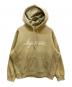 SUPREME（シュプリーム）の古着「Embroidered Script Hooded Sweatshirt」｜ベージュ