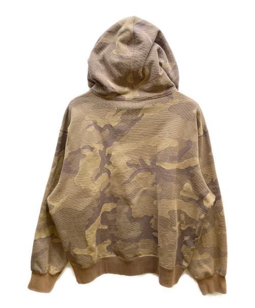 SUPREME（シュプリーム）SUPREME (シュプリーム) Jacquard Stripe Hooded Sweatshirt ブラウン サイズ:Mの古着・服飾アイテム