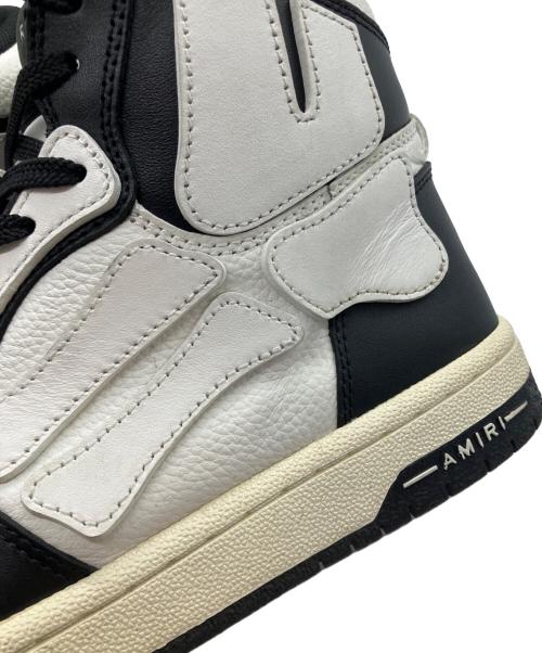 AMIRI（アミリ）AMIRI (アミリ) SKEL TOP HI ホワイト×ブラック サイズ:27の古着・服飾アイテム