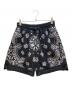 askyurself（アスクユアセルフ）の古着「Paisley Print Shorts（ペイズリープリントショーツ）」｜ブラック