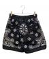 askyurself (アスクユアセルフ) Paisley Print Shorts（ペイズリープリントショーツ） ブラック サイズ:M：10000円