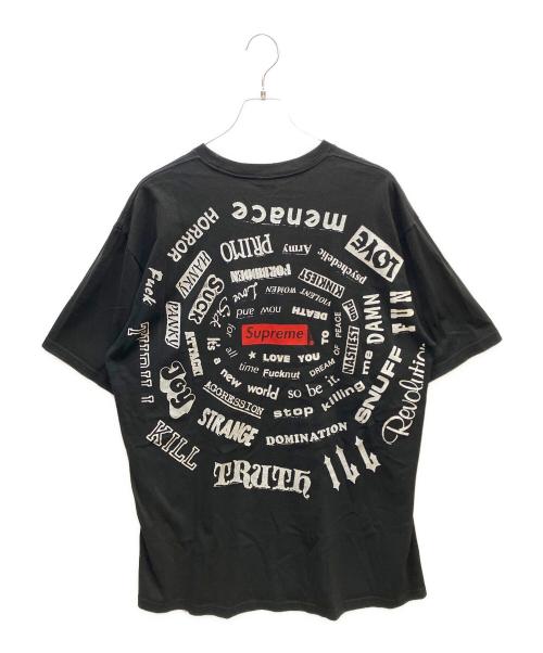 SUPREME（シュプリーム）SUPREME (シュプリーム) Spiral Tee ブラック サイズ:XLの古着・服飾アイテム