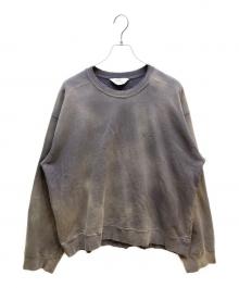 ANCELLM（アンセルム）の古着「UNEVENNESS SWEAT SHIRT（アンイーブンネス スウェットシャツ）」｜パープル
