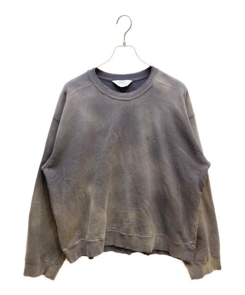 ANCELLM（アンセルム）ANCELLM (アンセルム) UNEVENNESS SWEAT SHIRT（アンイーブンネス スウェットシャツ） パープル サイズ:1の古着・服飾アイテム