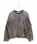 ANCELLM（アンセルム）の古着「UNEVENNESS SWEAT SHIRT（アンイーブンネス スウェットシャツ）」｜パープル