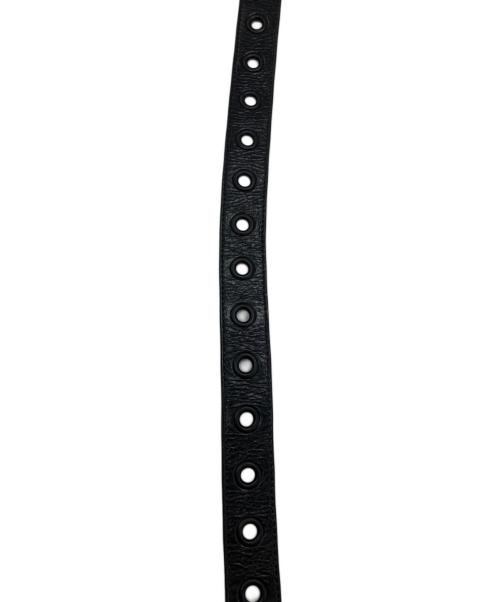 BALENCIAGA（バレンシアガ）BALENCIAGA (バレンシアガ) レザーベルト ブラックの古着・服飾アイテム