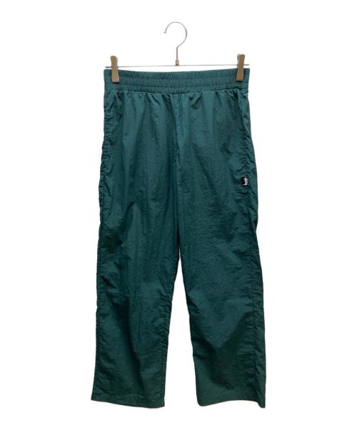 stussy（ステューシー）stussy (ステューシー) ナイロンパンツ グリーン サイズ:XSの古着・服飾アイテム