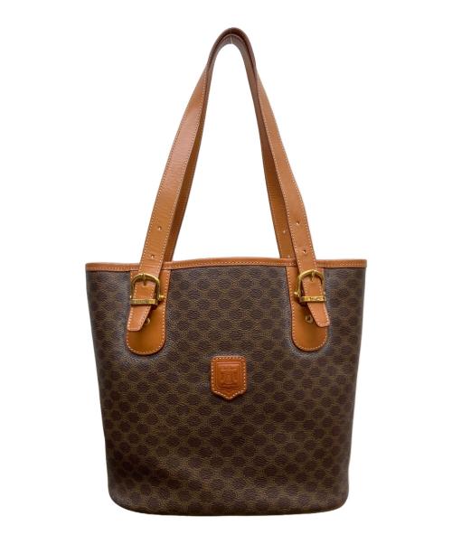 CELINE（セリーヌ）CELINE (セリーヌ) マカダム トートバッグ ブラウンの古着・服飾アイテム