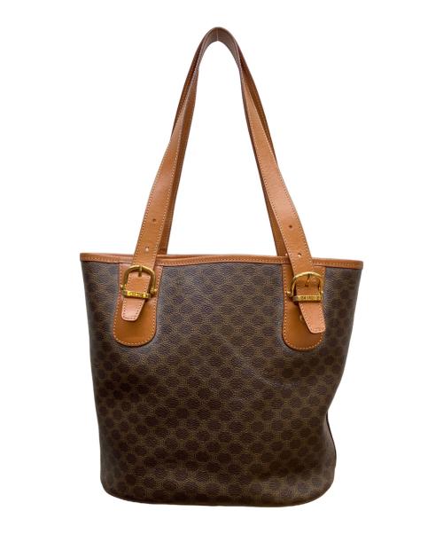 CELINE（セリーヌ）CELINE (セリーヌ) マカダム トートバッグ ブラウンの古着・服飾アイテム
