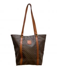 CELINE（セリーヌ）の古着「マカダム トートバッグ」｜ブラウン
