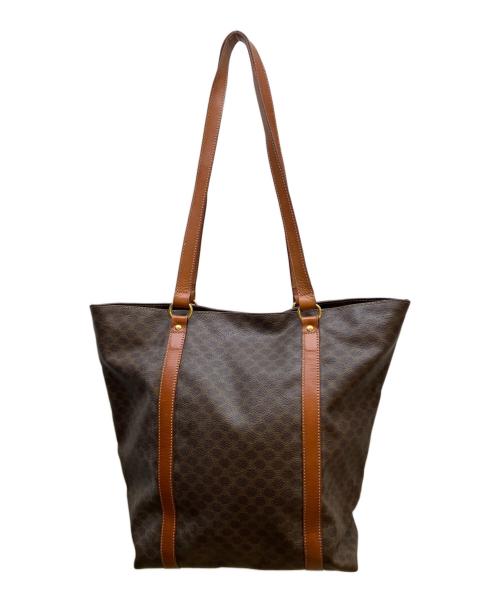 CELINE（セリーヌ）CELINE (セリーヌ) マカダム トートバッグ ブラウンの古着・服飾アイテム