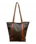 CELINE (セリーヌ) マカダム トートバッグ ブラウン：25000円