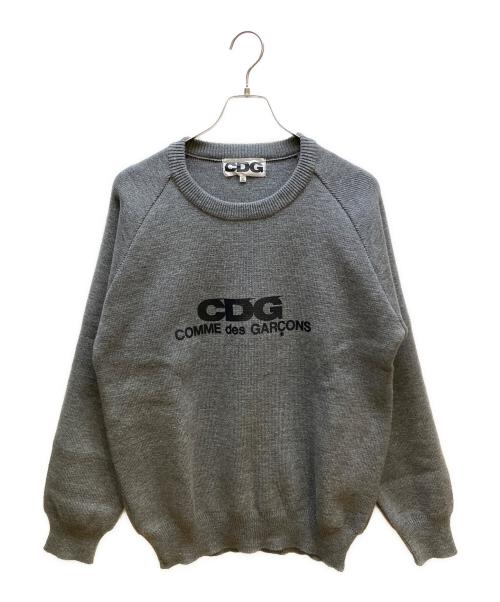 CDG（シーディージー）CDG (シーディージー) クラシックプルオーバー グレー サイズ:XLの古着・服飾アイテム