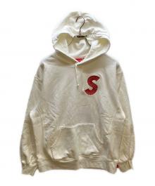 SUPREME（シュプリーム）の古着「S logo hooded sweatshirt」｜ホワイト