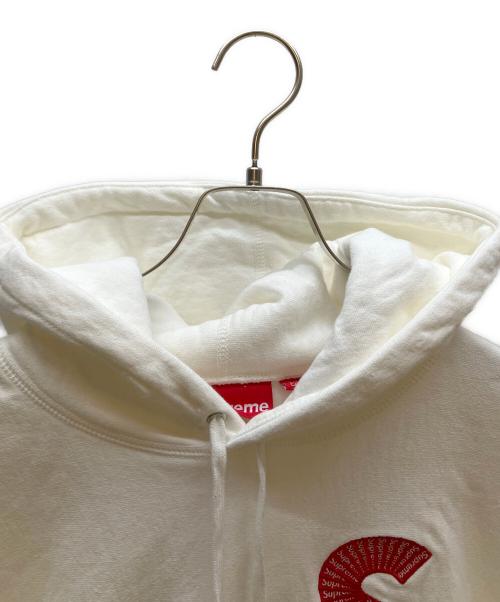 SUPREME（シュプリーム）SUPREME (シュプリーム) S logo hooded sweatshirt ホワイト サイズ:Mの古着・服飾アイテム