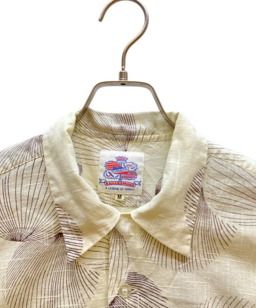 Duke Kahanamoku（デュークカハナモク）Duke Kahanamoku (デュークカハナモク) アロハシャツ ベージュ サイズ:Mの古着・服飾アイテム