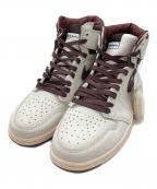 NIKE×A Ma Maniereナイキ×ア・マ・マニエール）の古着「Air Jordan 1 Retro High OG "Sail and Burgundy"」｜ホワイト×ブラウン