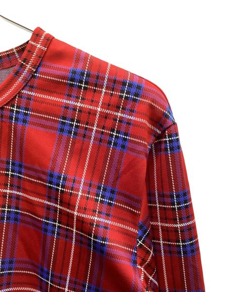 COMME des GARCONS HOMME PLUS（コムデギャルソンオムプリュス）COMME des GARCONS HOMME PLUS (コムデギャルソンオムプリュス) 長袖カットソー レッド サイズ:Lの古着・服飾アイテム