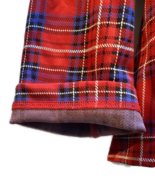 COMME des GARCONS HOMME PLUS（コムデギャルソンオムプリュス）COMME des GARCONS HOMME PLUS (コムデギャルソンオムプリュス) 長袖カットソー レッド サイズ:Lの古着・服飾アイテム