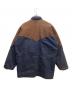 RUGGED CHOICE (ラグドチョイス) レザー切替ジャケット ネイビー×ブラウン サイズ:M：5000円