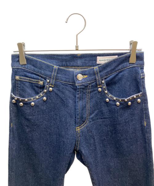 ALEXANDER McQUEEN（アレキサンダーマックイーン）ALEXANDER McQUEEN (アレキサンダーマックイーン) デニムパンツ インディゴ サイズ:44の古着・服飾アイテム