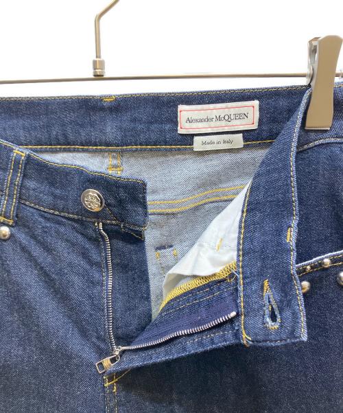 ALEXANDER McQUEEN（アレキサンダーマックイーン）ALEXANDER McQUEEN (アレキサンダーマックイーン) デニムパンツ インディゴ サイズ:44の古着・服飾アイテム