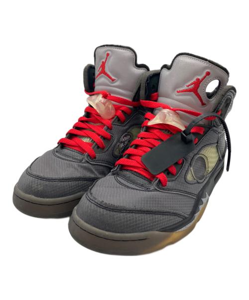 NIKE（ナイキ）NIKE (ナイキ) OFFWHITE (オフホワイト) AIR JORDAN 5 RETRO SP グレー サイズ:26ｃｍの古着・服飾アイテム