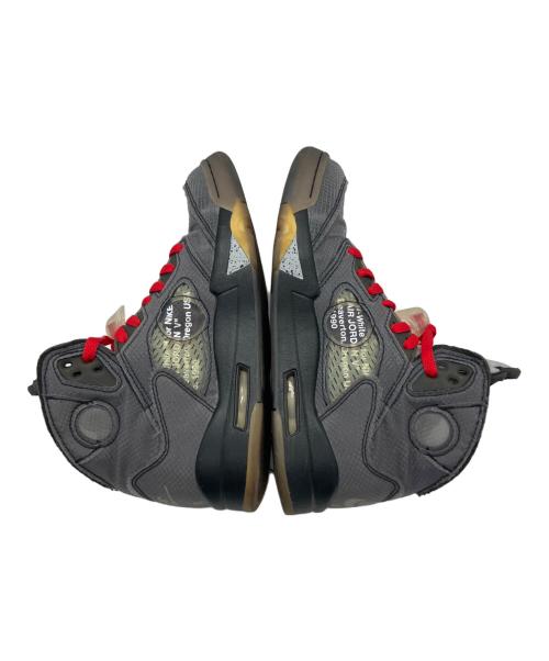 NIKE（ナイキ）NIKE (ナイキ) OFFWHITE (オフホワイト) AIR JORDAN 5 RETRO SP グレー サイズ:26ｃｍの古着・服飾アイテム