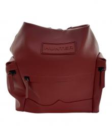 HUNTER（ハンター）の古着「ORIGINAL MEDIUM TOPCLIP BACKPACK RUBBERISED LEATHER」｜レッド
