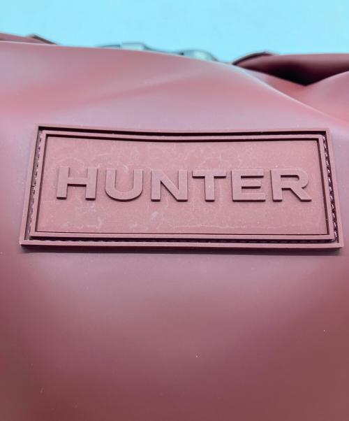 HUNTER（ハンター）HUNTER (ハンター) ORIGINAL MEDIUM TOPCLIP BACKPACK RUBBERISED LEATHER レッドの古着・服飾アイテム